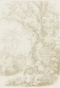 Mural Leopardo Beige